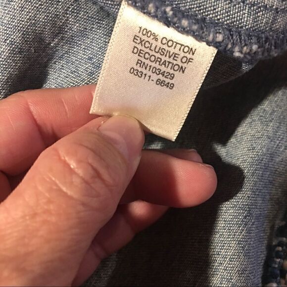 Vintage Cristopher & Banks Denim Women’s Sweater - Picture 6 of 7